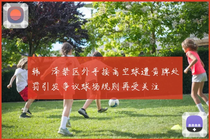 韩镕泽禁区外手接高空球遭黄牌处罚引发争议球场规则再受关注